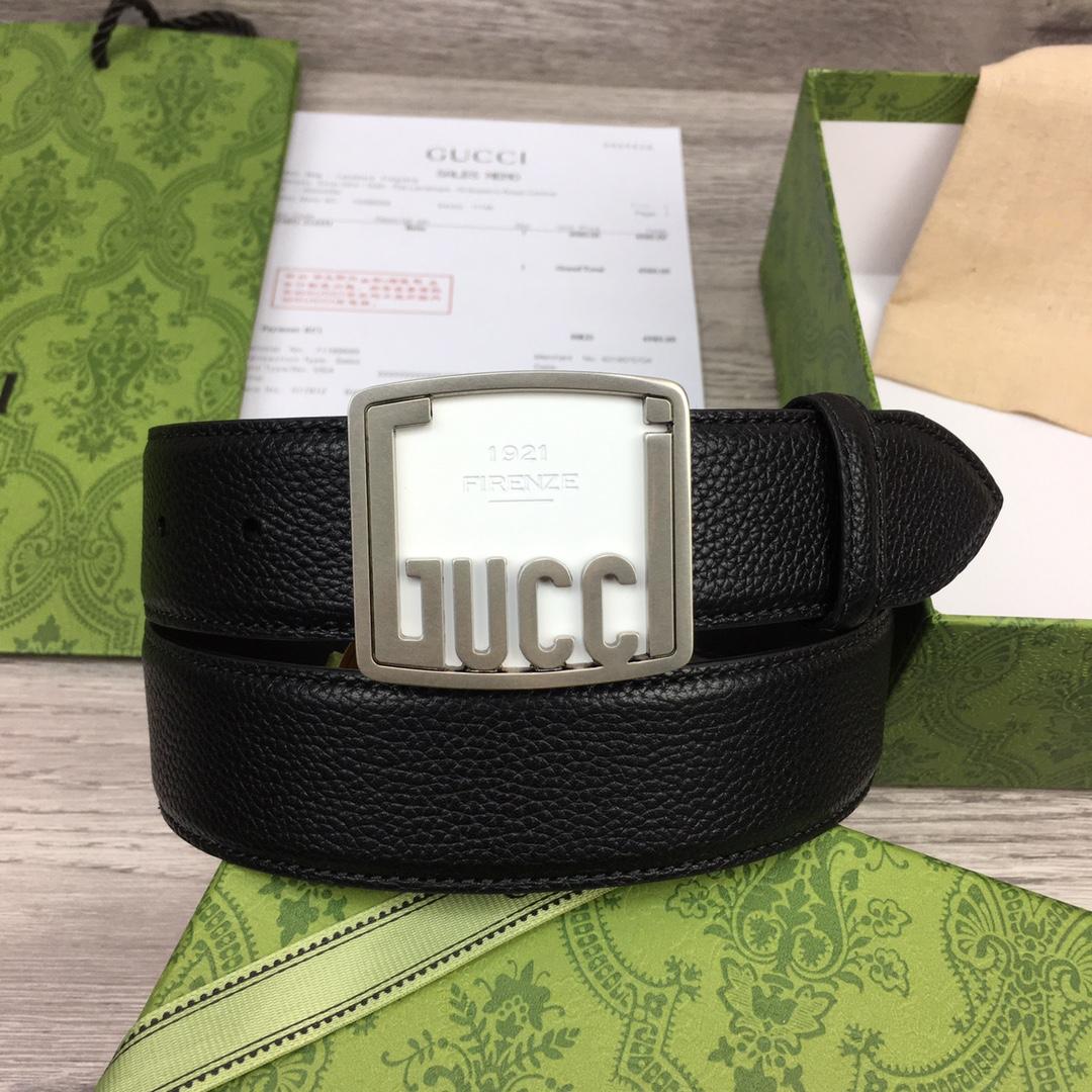 Gucci Leather Belt  35mm - EUR FASHION