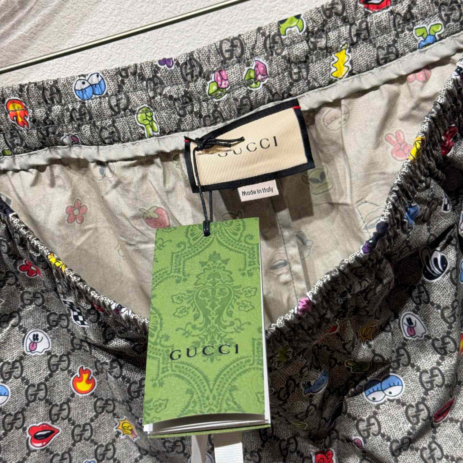 Gucci Cotton Short With Print - EUR FASHION