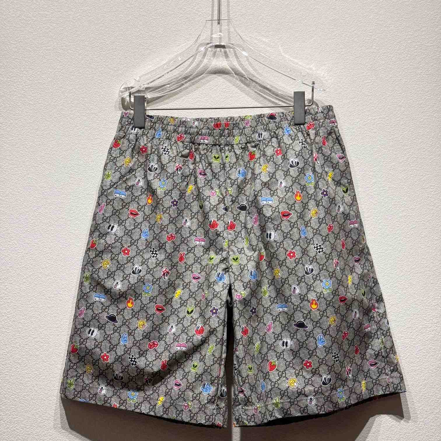 Gucci Cotton Short With Print - EUR FASHION