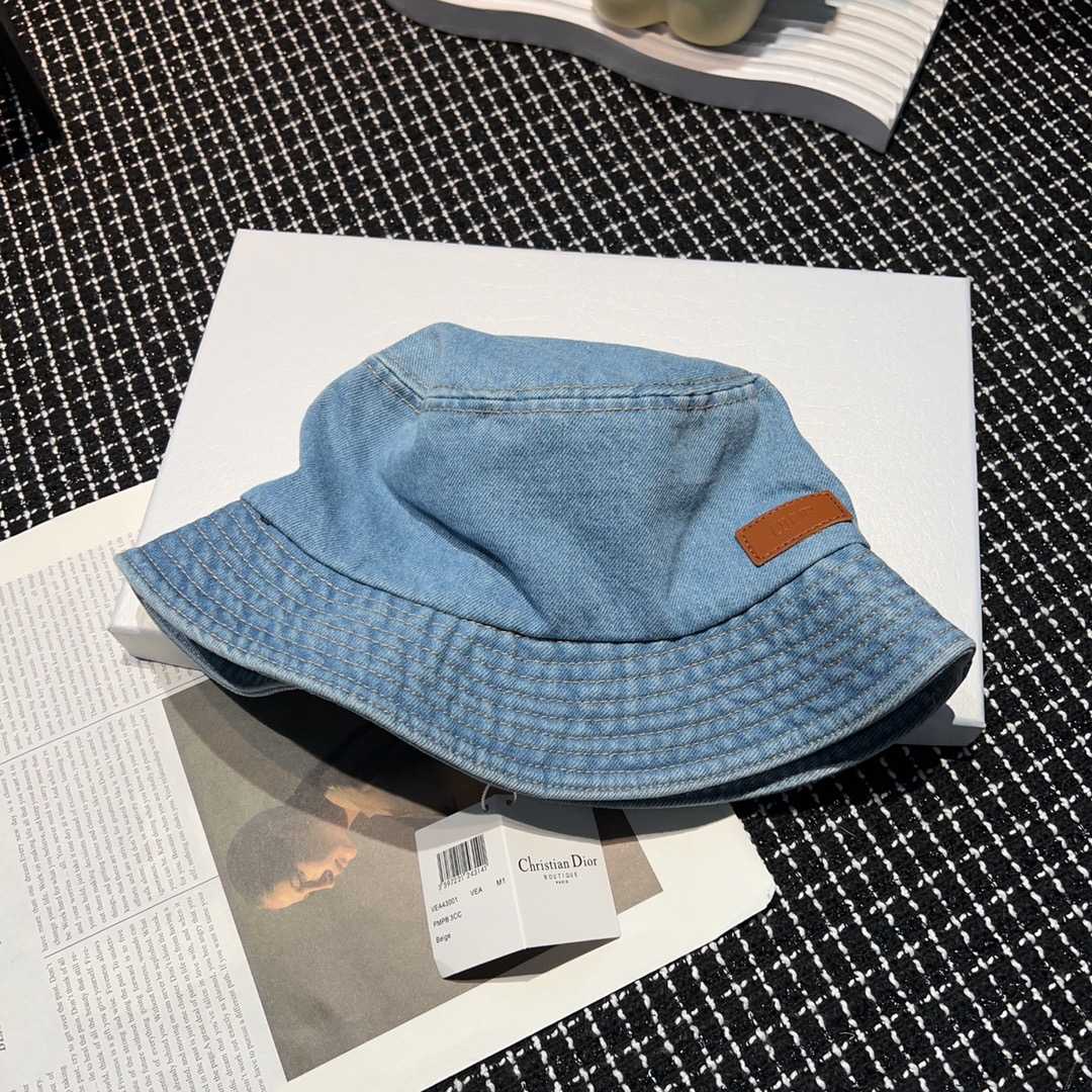 Dior Denim Bucket Hat - EUR FASHION