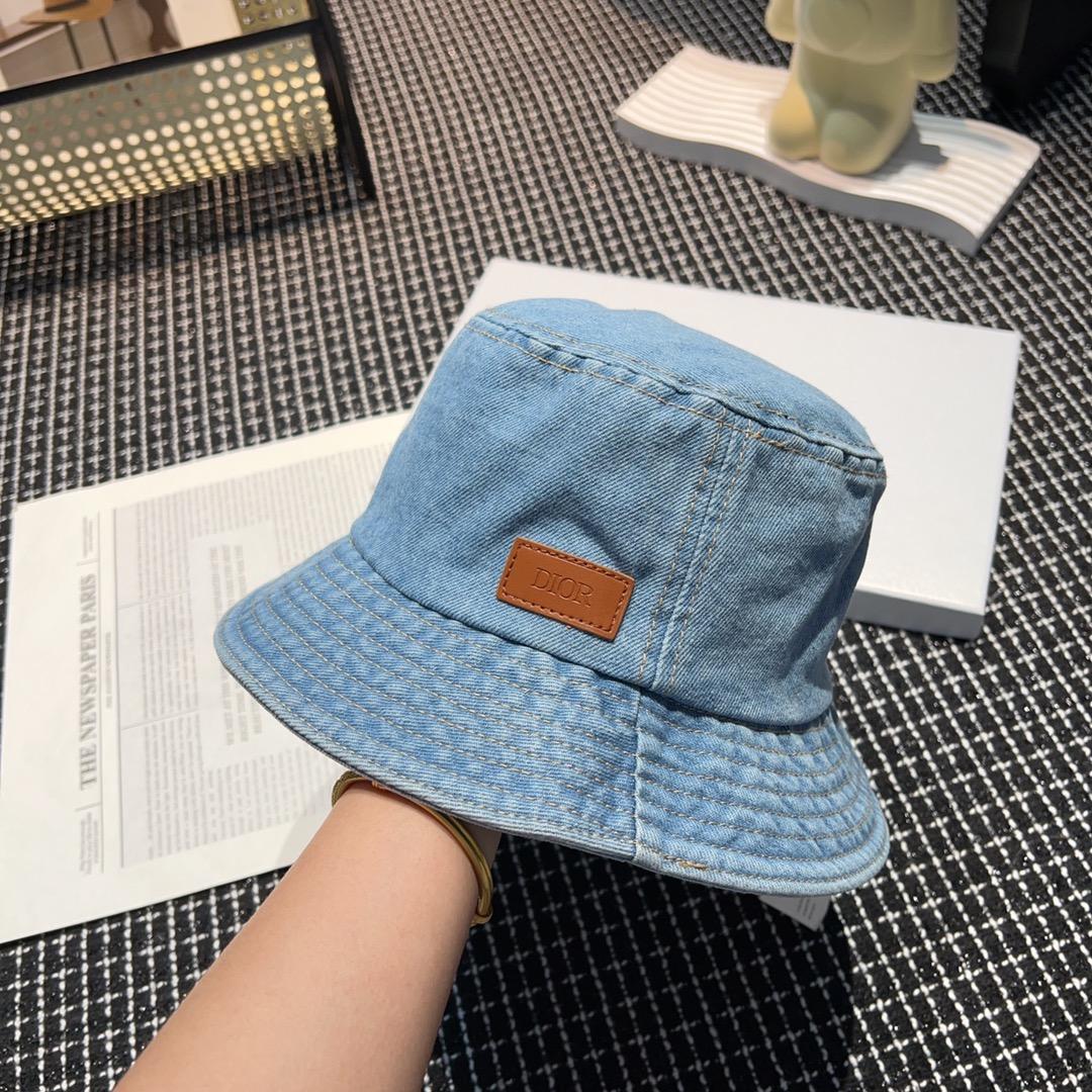 Dior Denim Bucket Hat - EUR FASHION