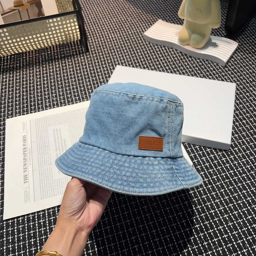 Dior Denim Bucket Hat - EUR FASHION