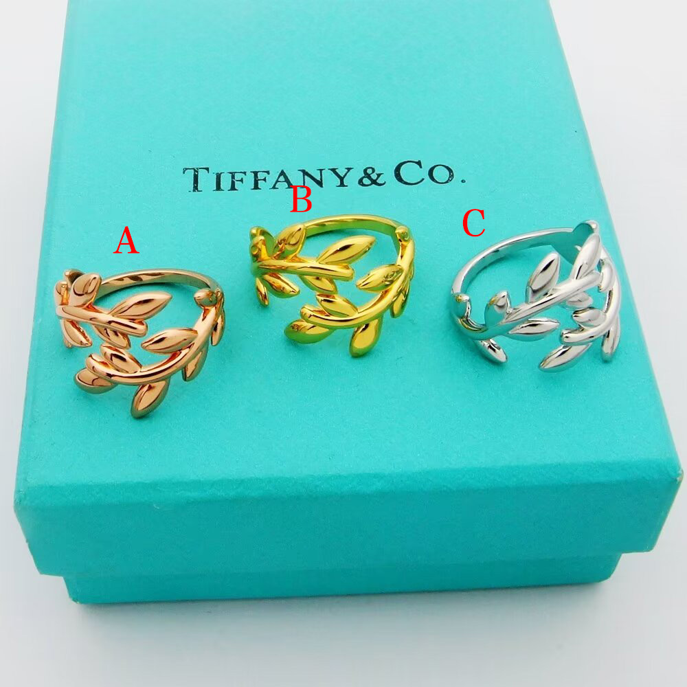 Tiffany & Co. Olive Leaf Bypass Ring - EUR FASHION