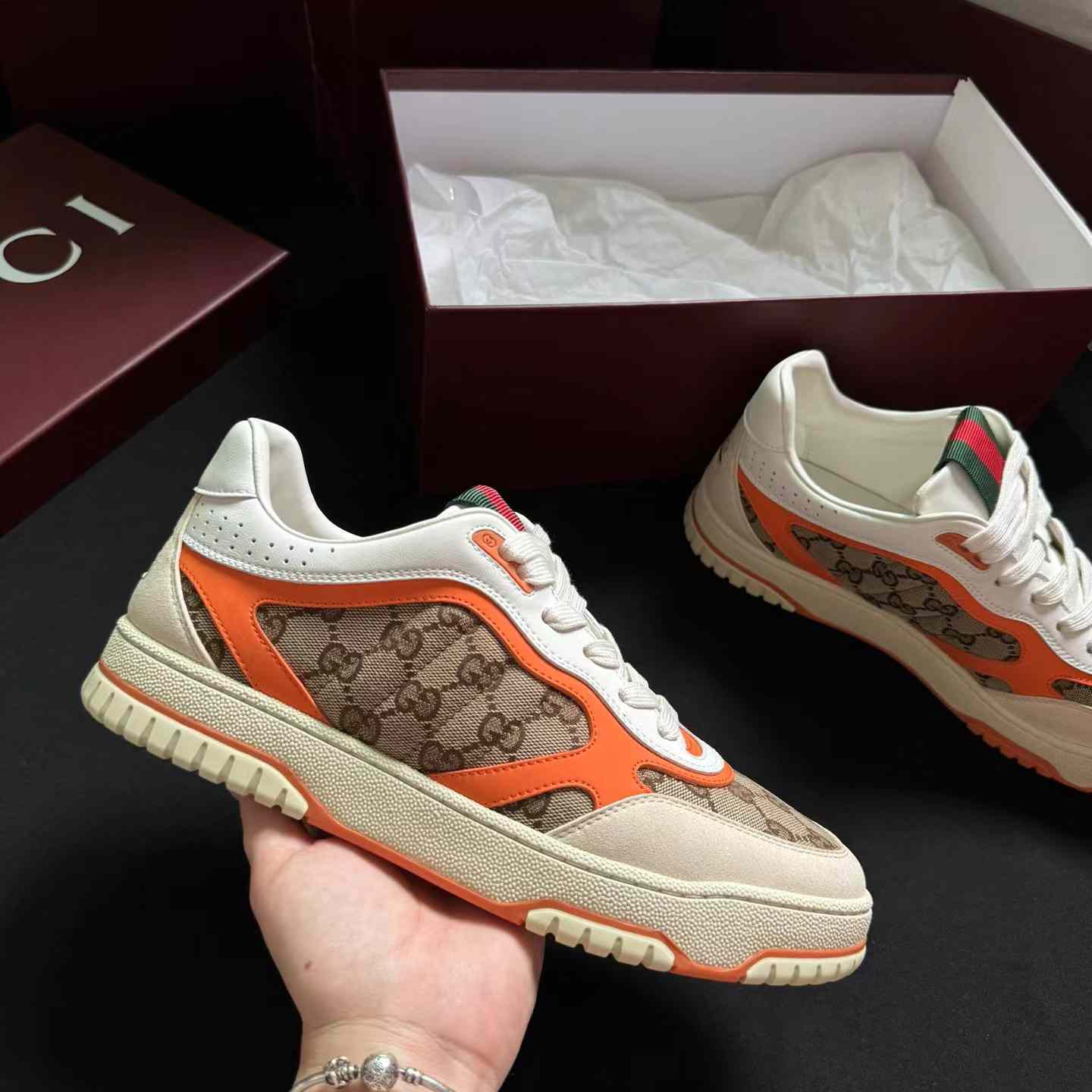 Gucci Re-Web Sneakers - EUR FASHION