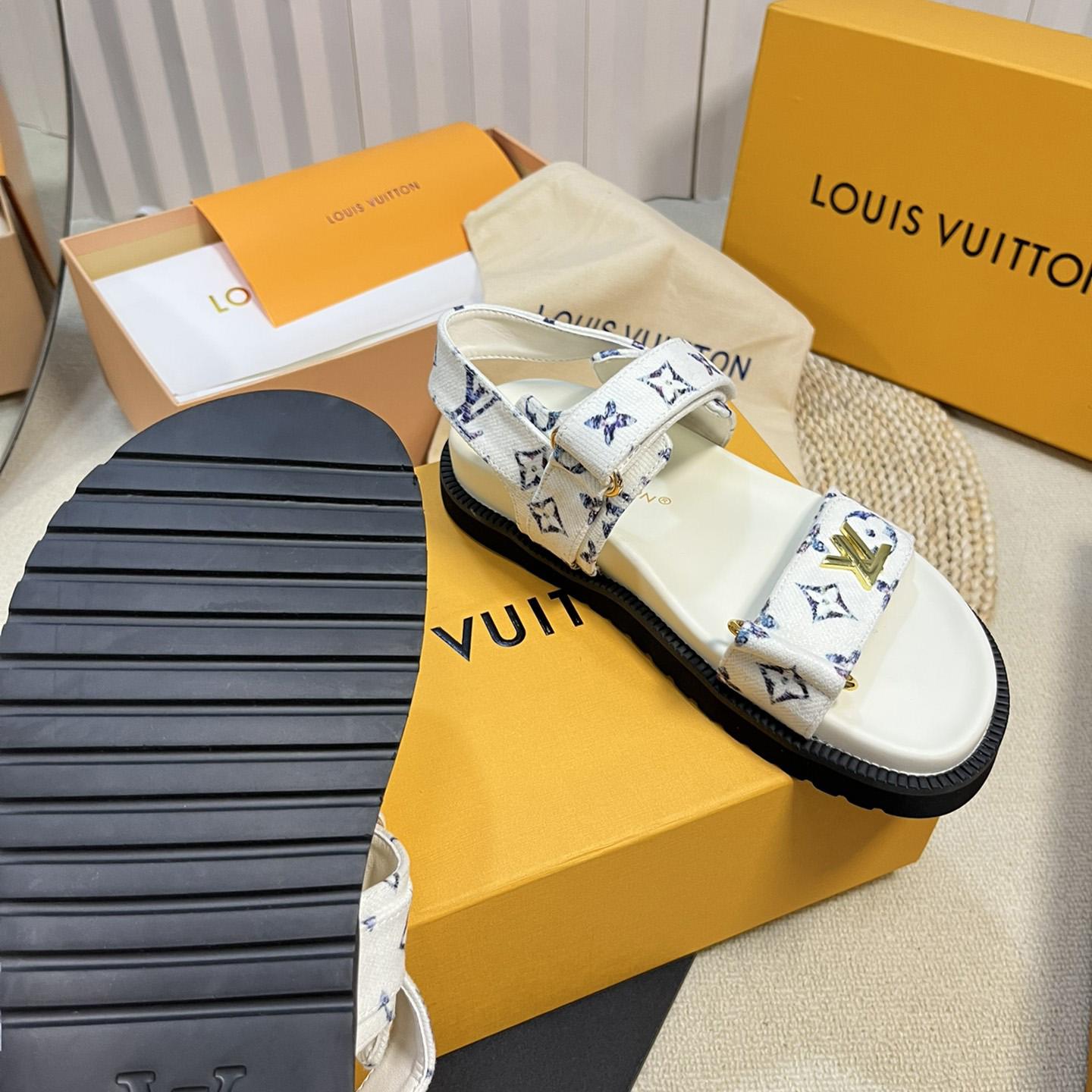 Louis Vuitton LV Sunset Comfort Flat Sandal    - EUR FASHION