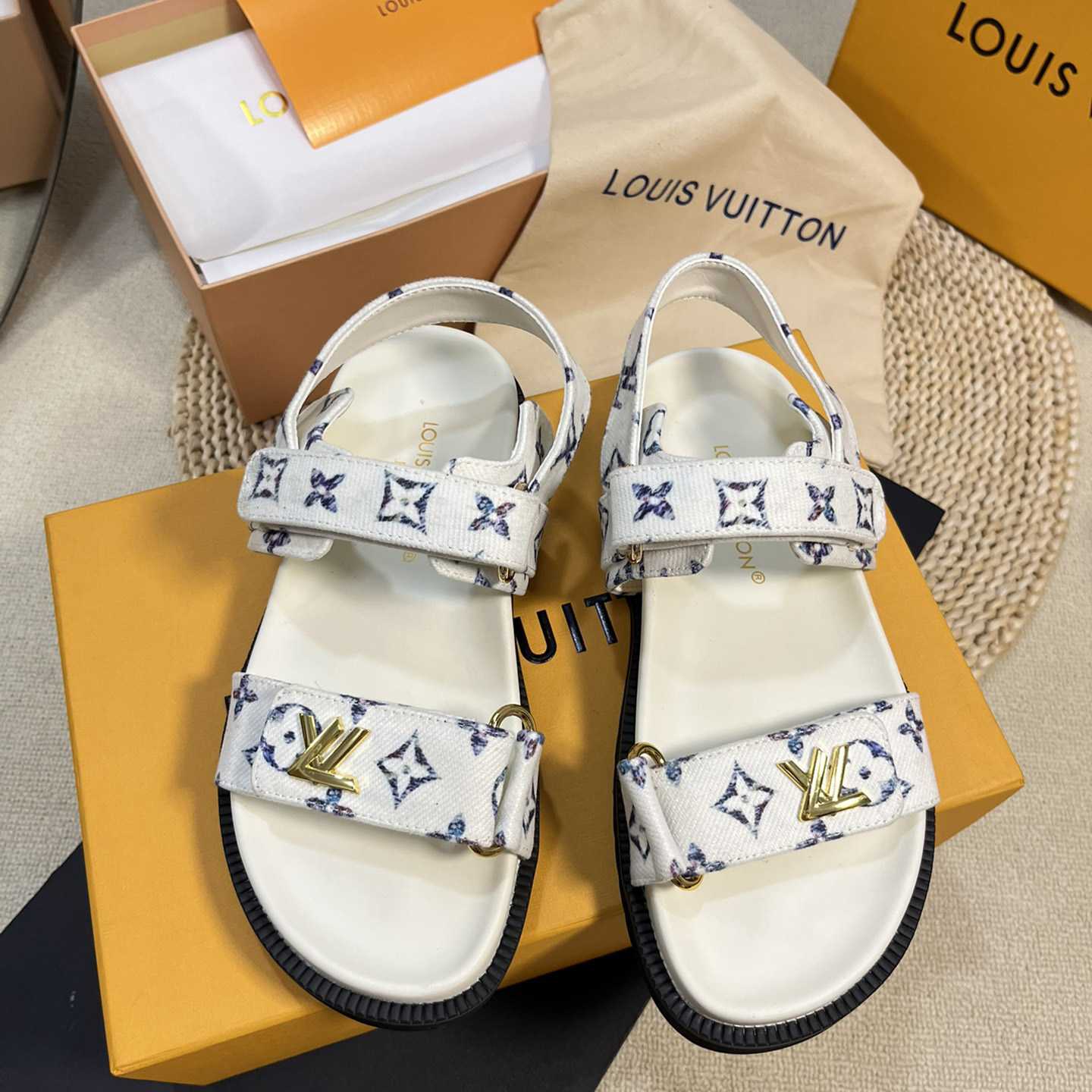 Louis Vuitton LV Sunset Comfort Flat Sandal    - EUR FASHION