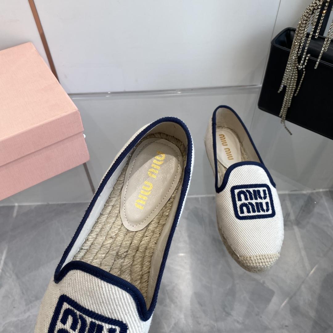 Miu Miu Cotton Drill Espadrilles - EUR FASHION