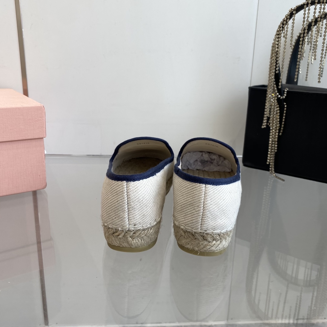 Miu Miu Cotton Drill Espadrilles - EUR FASHION