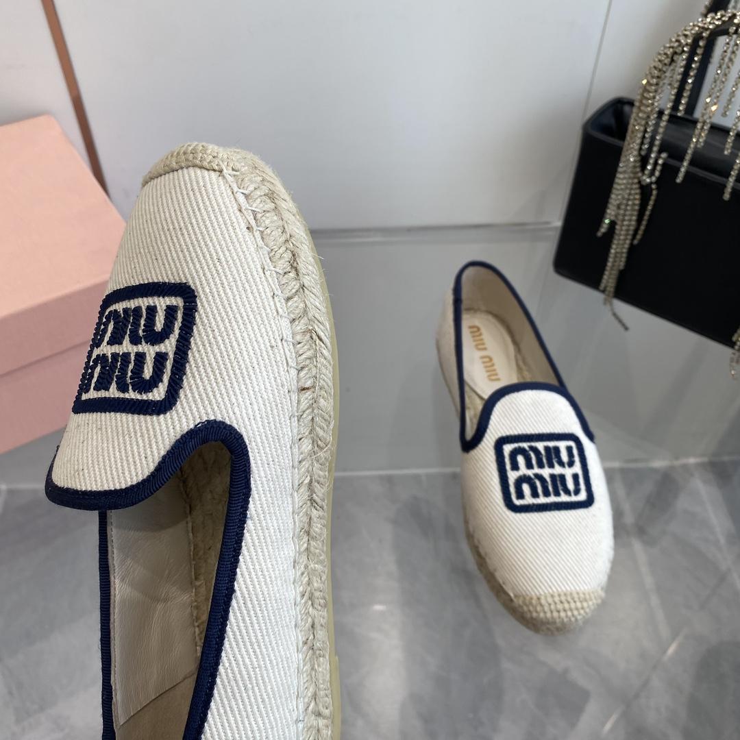 Miu Miu Cotton Drill Espadrilles - EUR FASHION