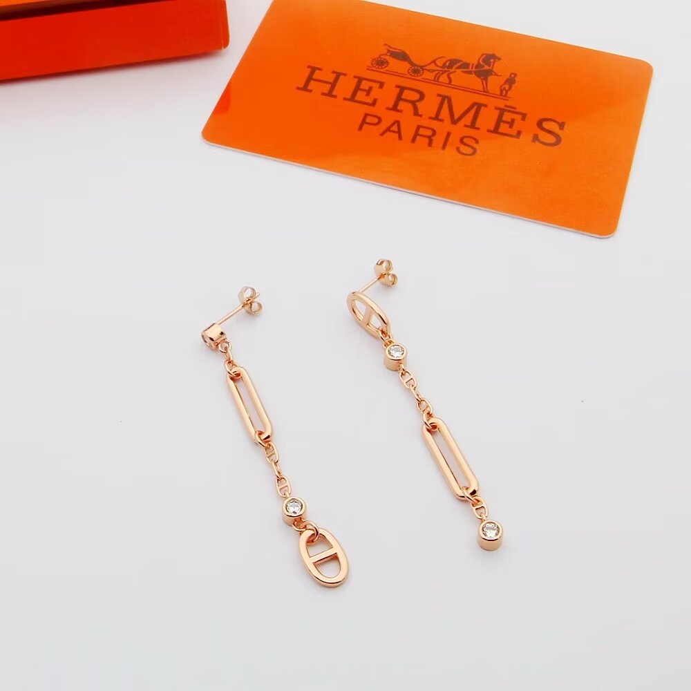 Hermes Chaine D'ancre Chaos Earrings - EUR FASHION