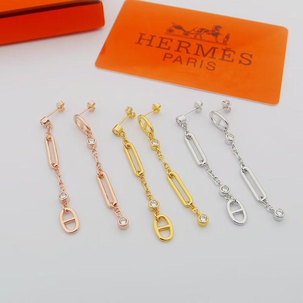 Hermes Chaine D'ancre Chaos Earrings - EUR FASHION