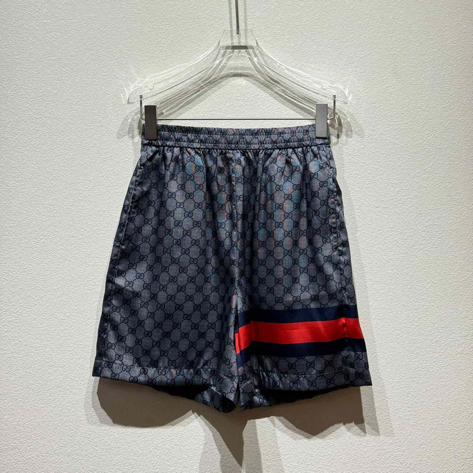 Gucci GG Nylon Jacquard Shorts - EUR FASHION