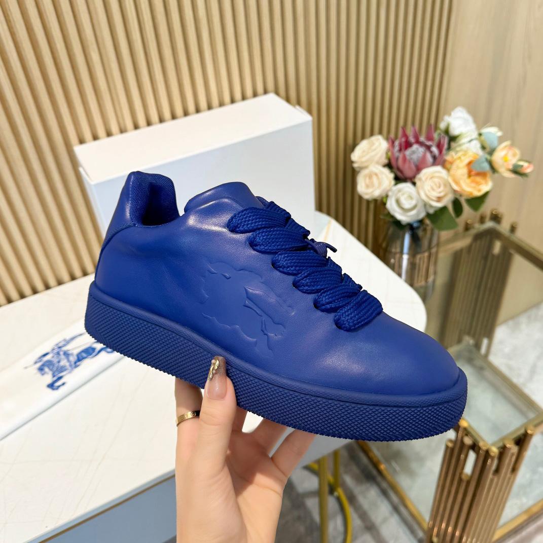 Burberry Leather Box Sneakers - EUR FASHION