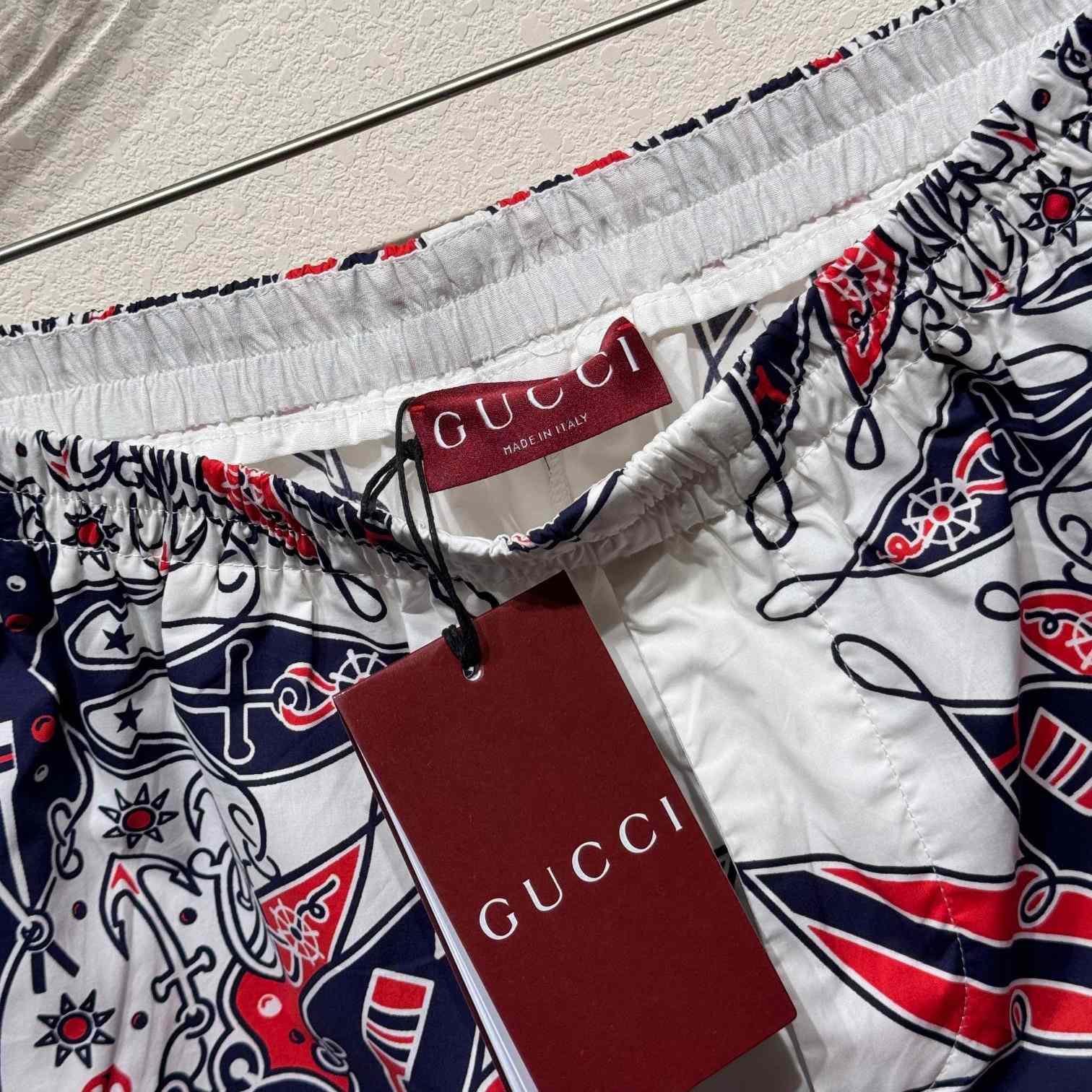 Gucci Bandana Print Cotton Short - EUR FASHION