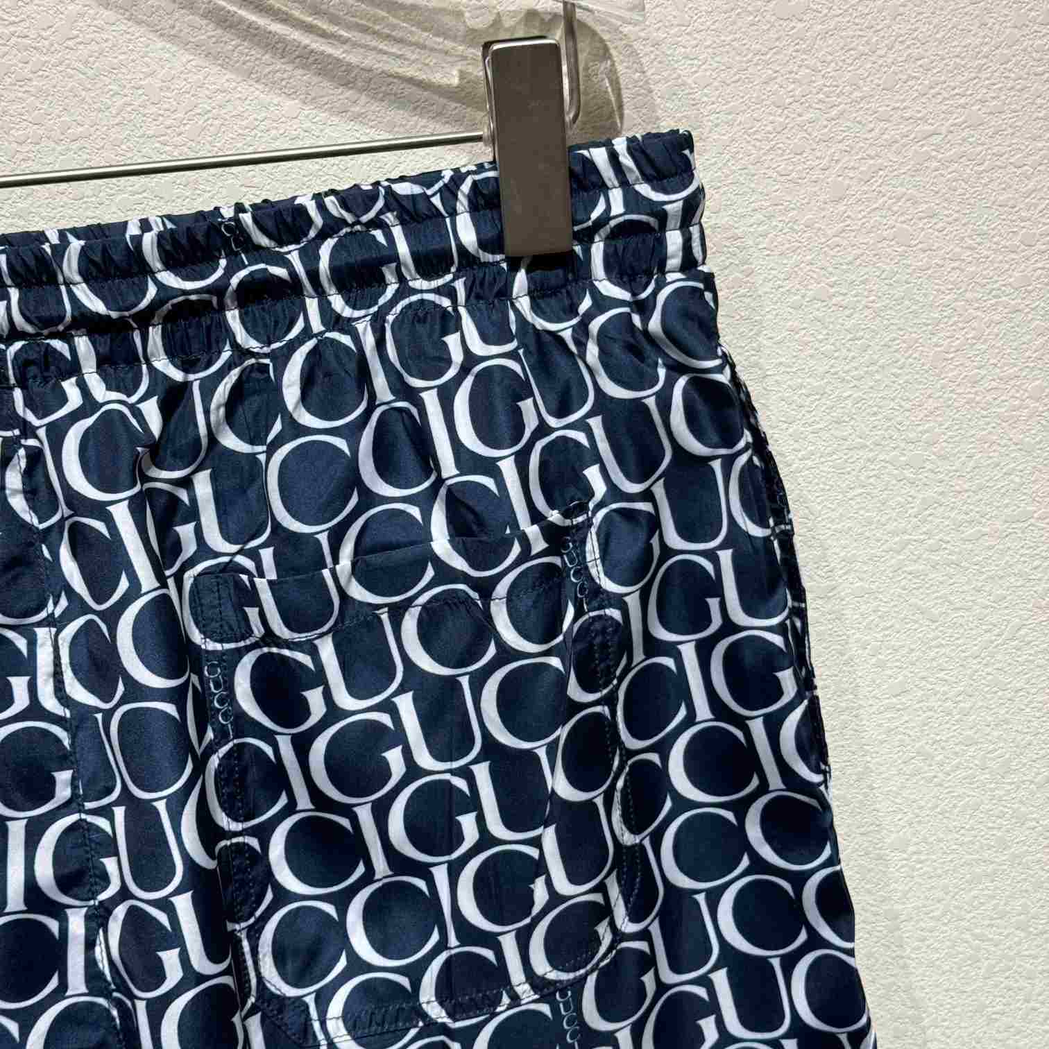 Gucci Maxi Gucci Print Nylon Swim Short - EUR FASHION