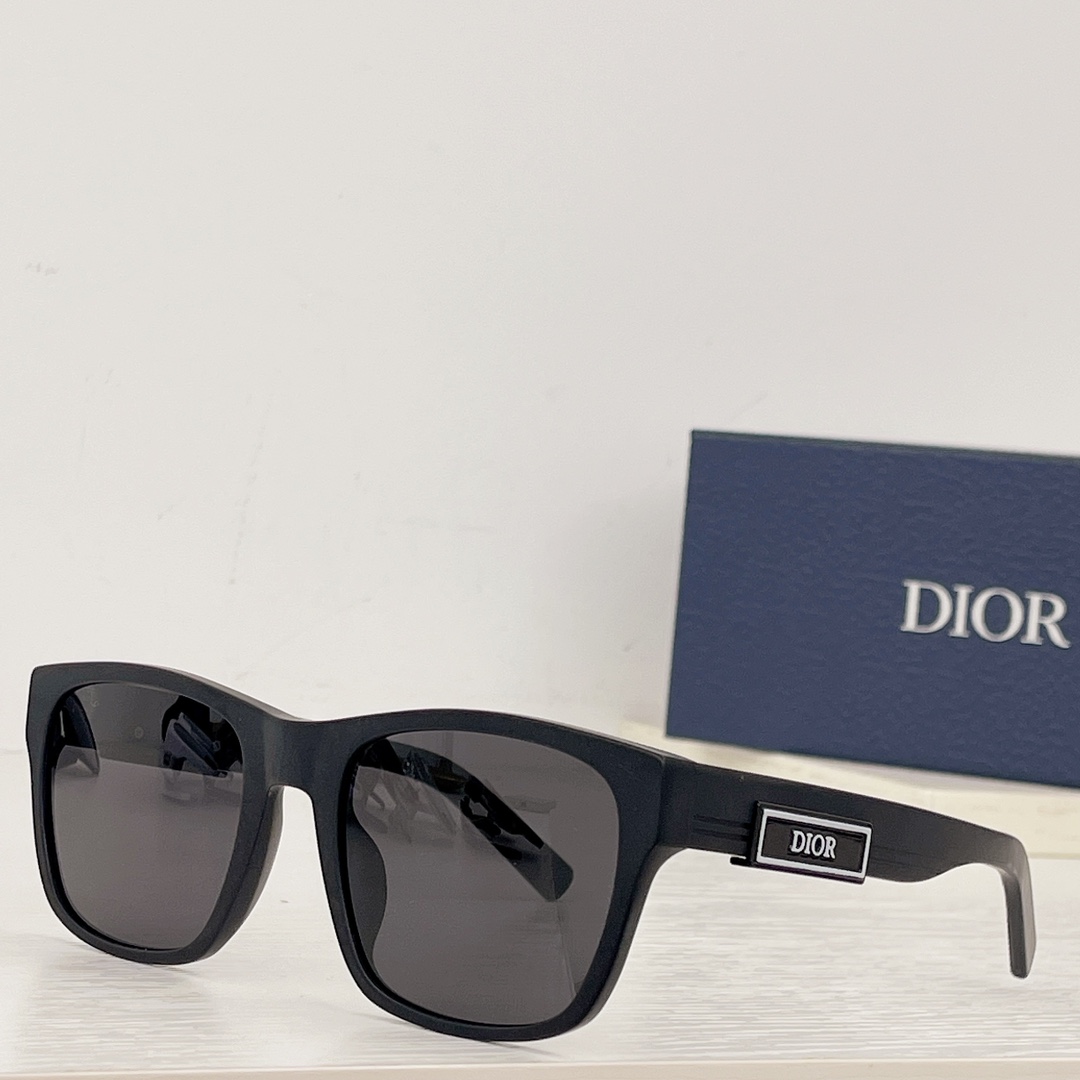 Dior DiorB23 S2F Black Rectangular Sunglasses - EUR FASHION