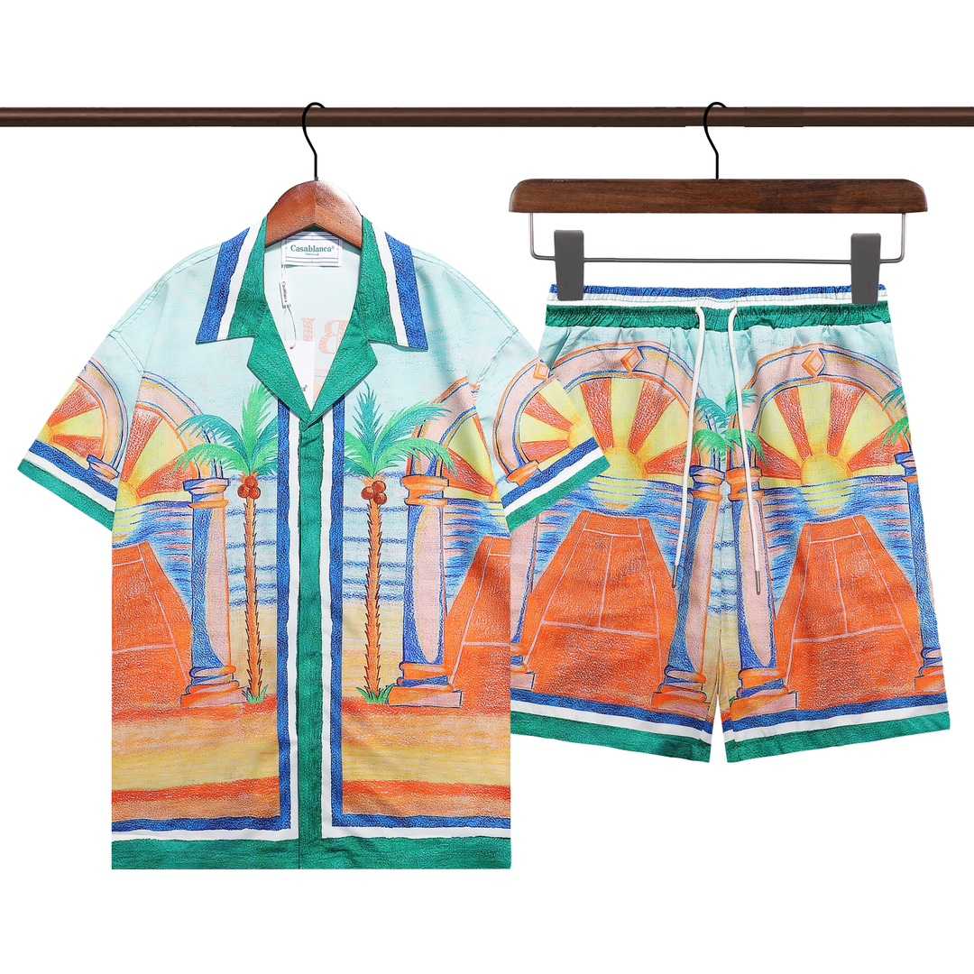 Casablanca Shirt & Shorts - EUR FASHION