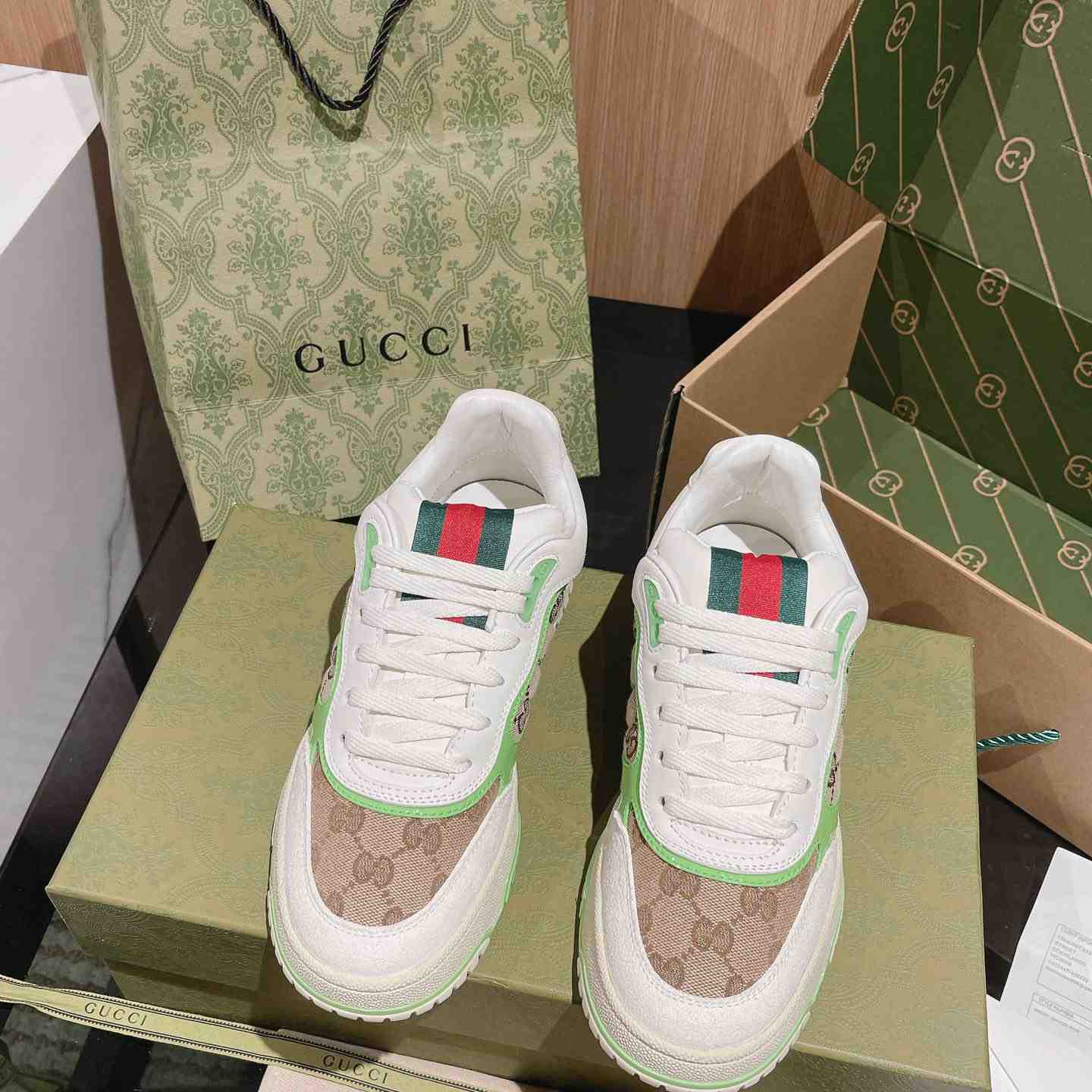 Gucci Re-Web Sneakers - EUR FASHION