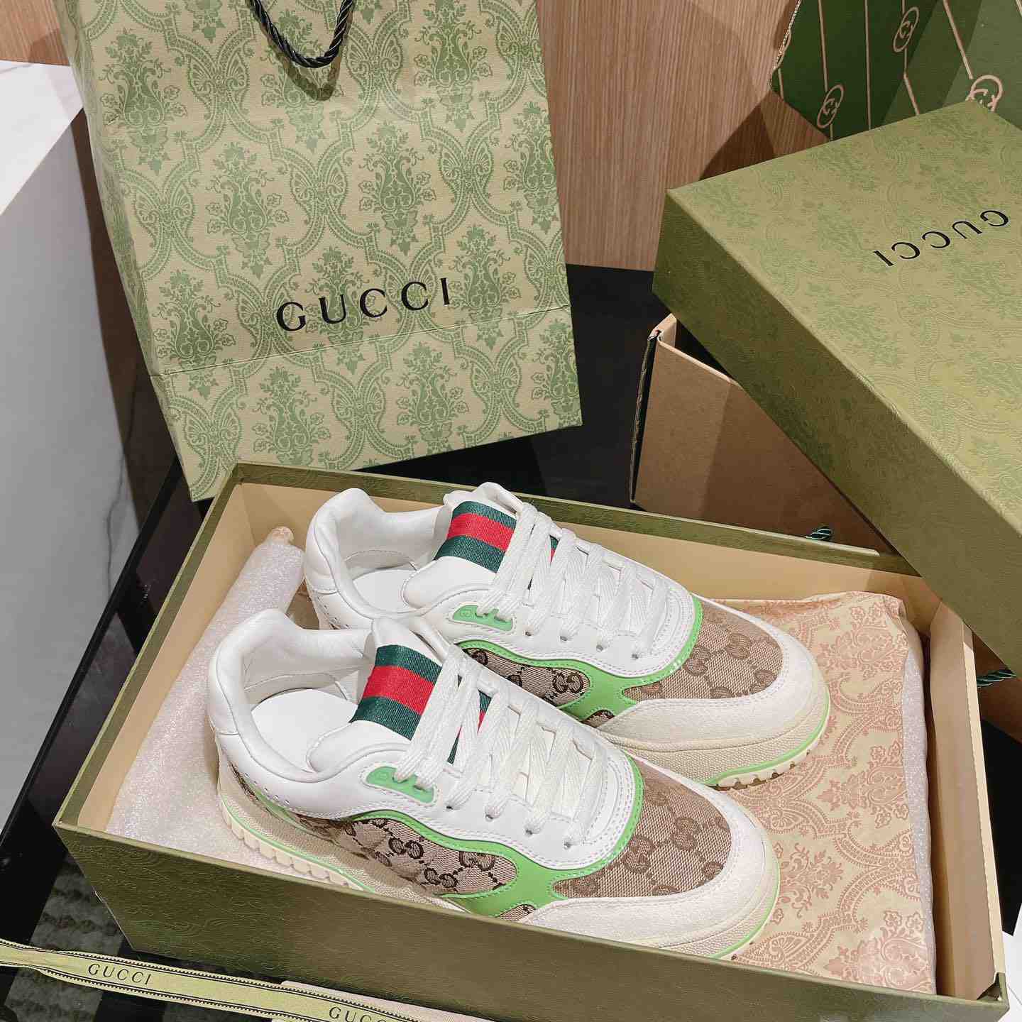 Gucci Re-Web Sneakers - EUR FASHION