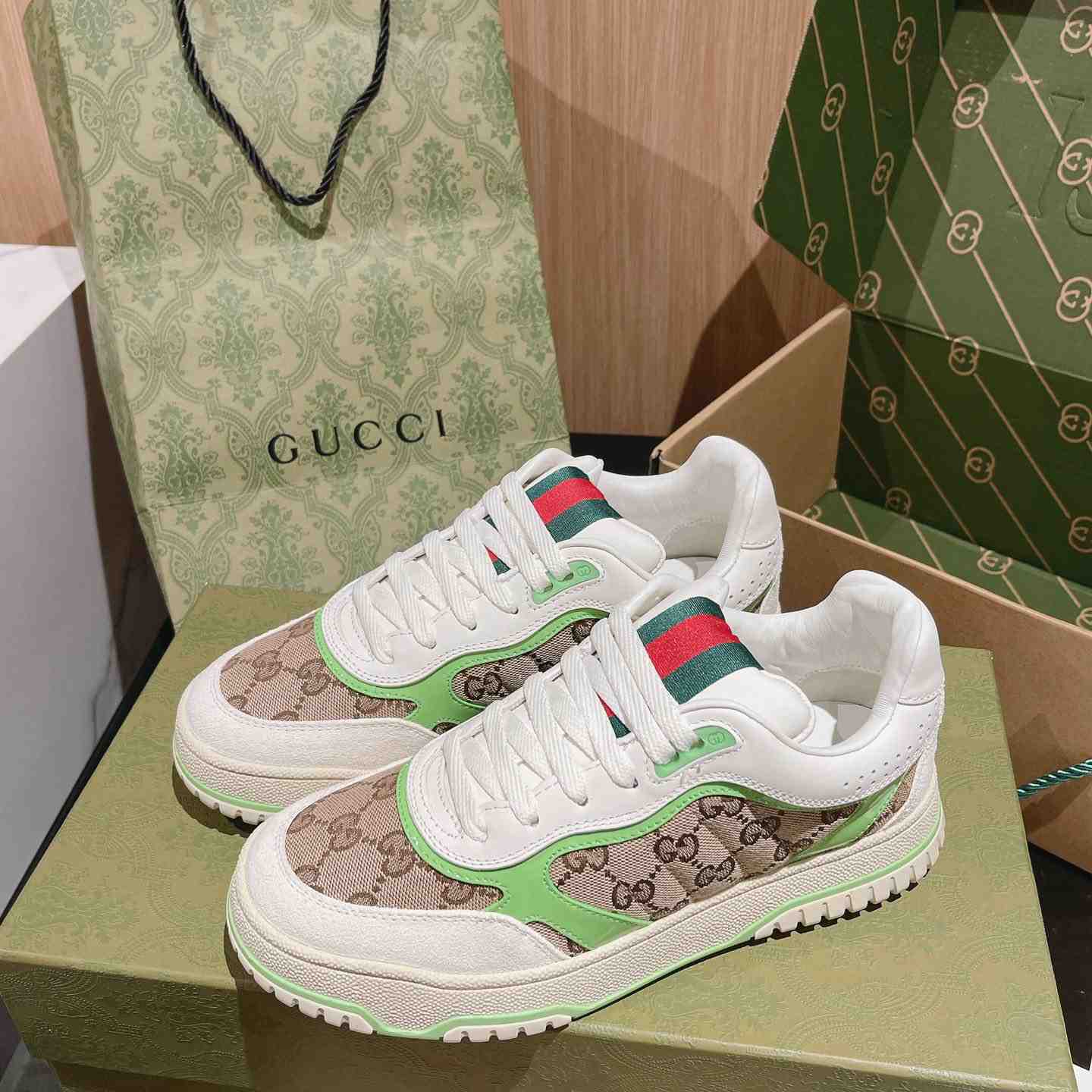 Gucci Re-Web Sneakers - EUR FASHION