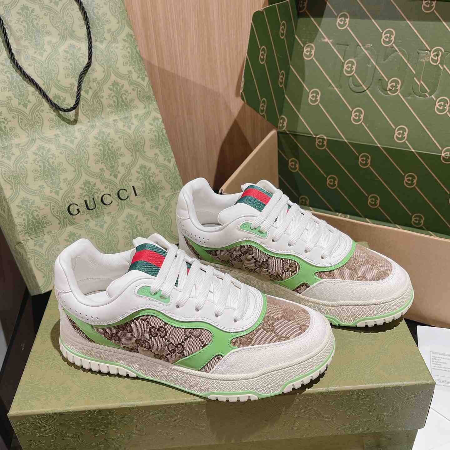 Gucci Re-Web Sneakers - EUR FASHION