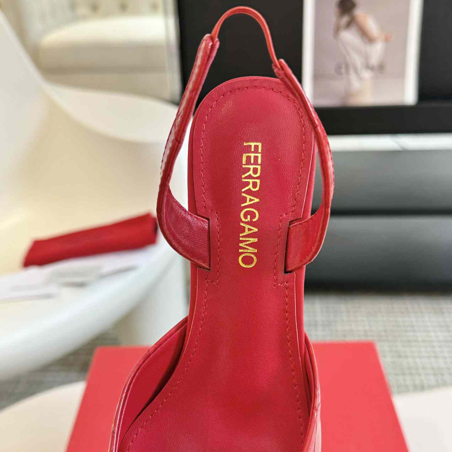 Ferragamo Women's Red 