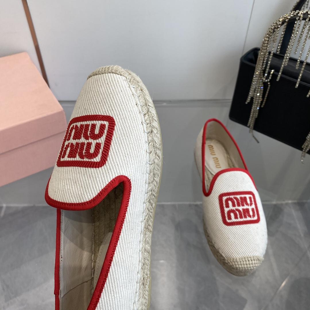 Miu Miu Cotton Drill Espadrilles - EUR FASHION