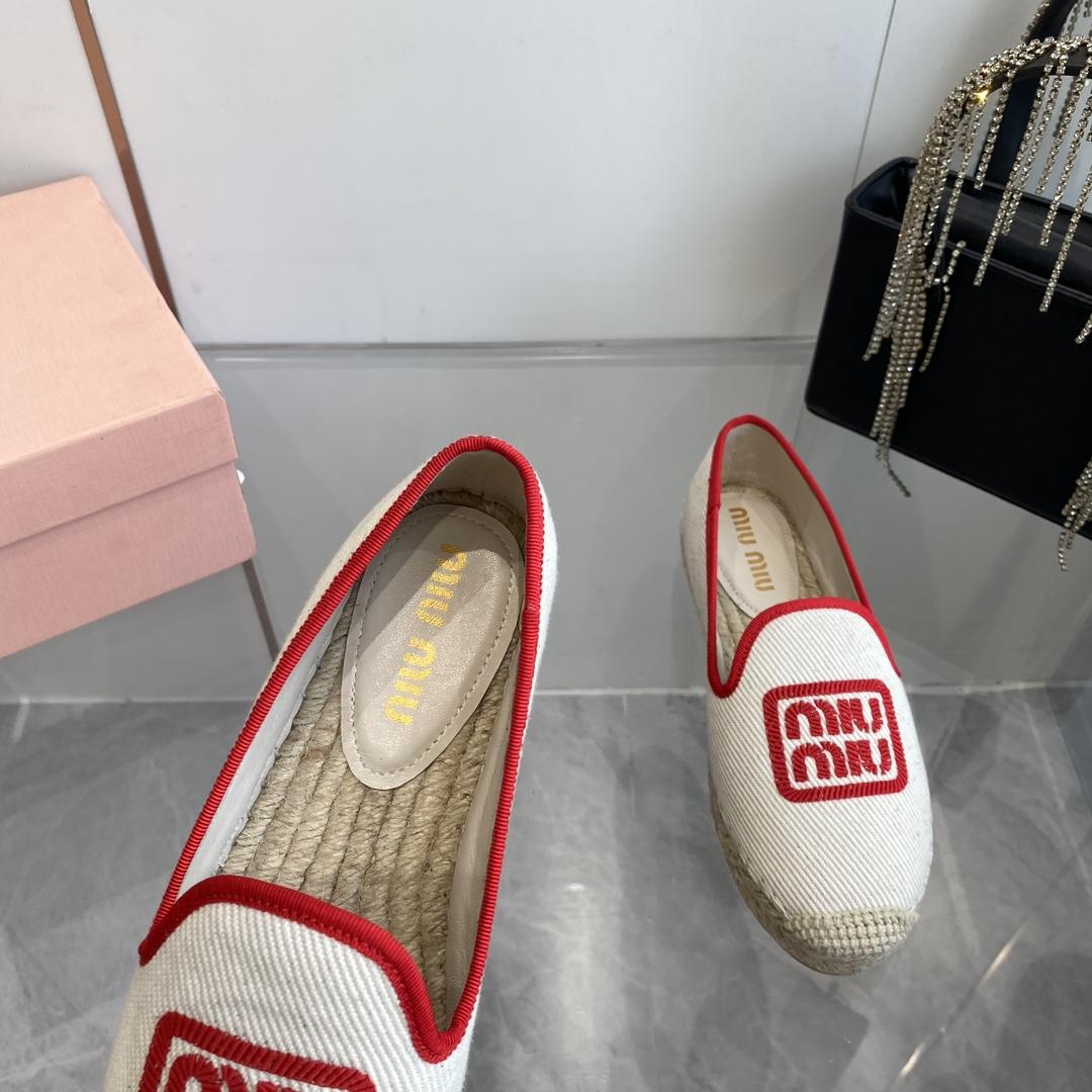 Miu Miu Cotton Drill Espadrilles - EUR FASHION