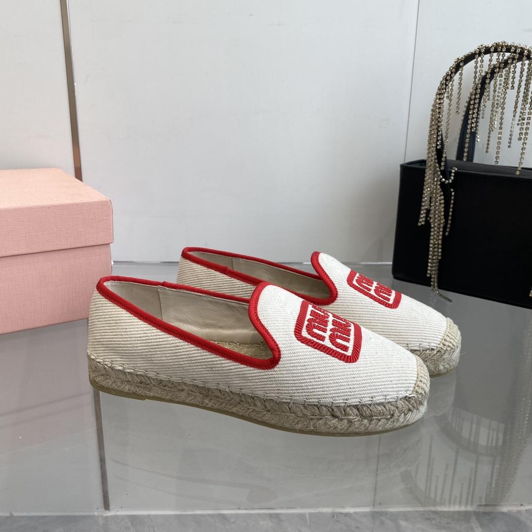 Miu Miu Cotton Drill Espadrilles - EUR FASHION