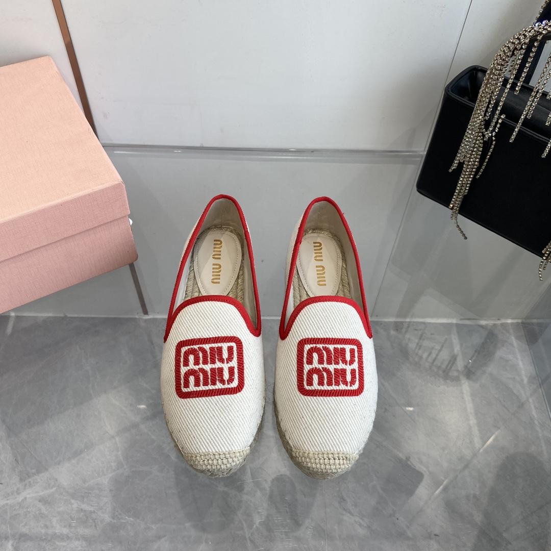 Miu Miu Cotton Drill Espadrilles - EUR FASHION