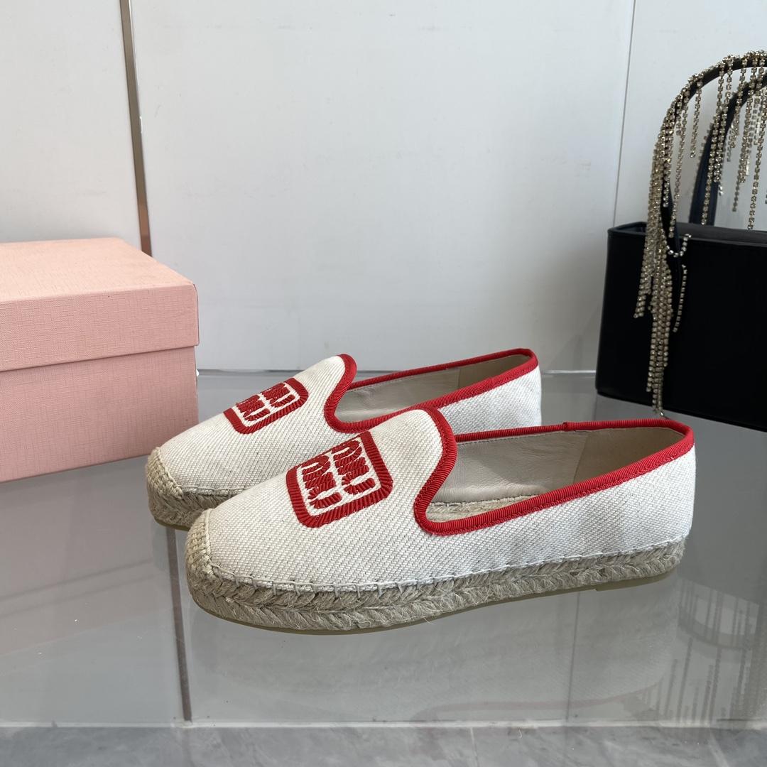 Miu Miu Cotton Drill Espadrilles - EUR FASHION