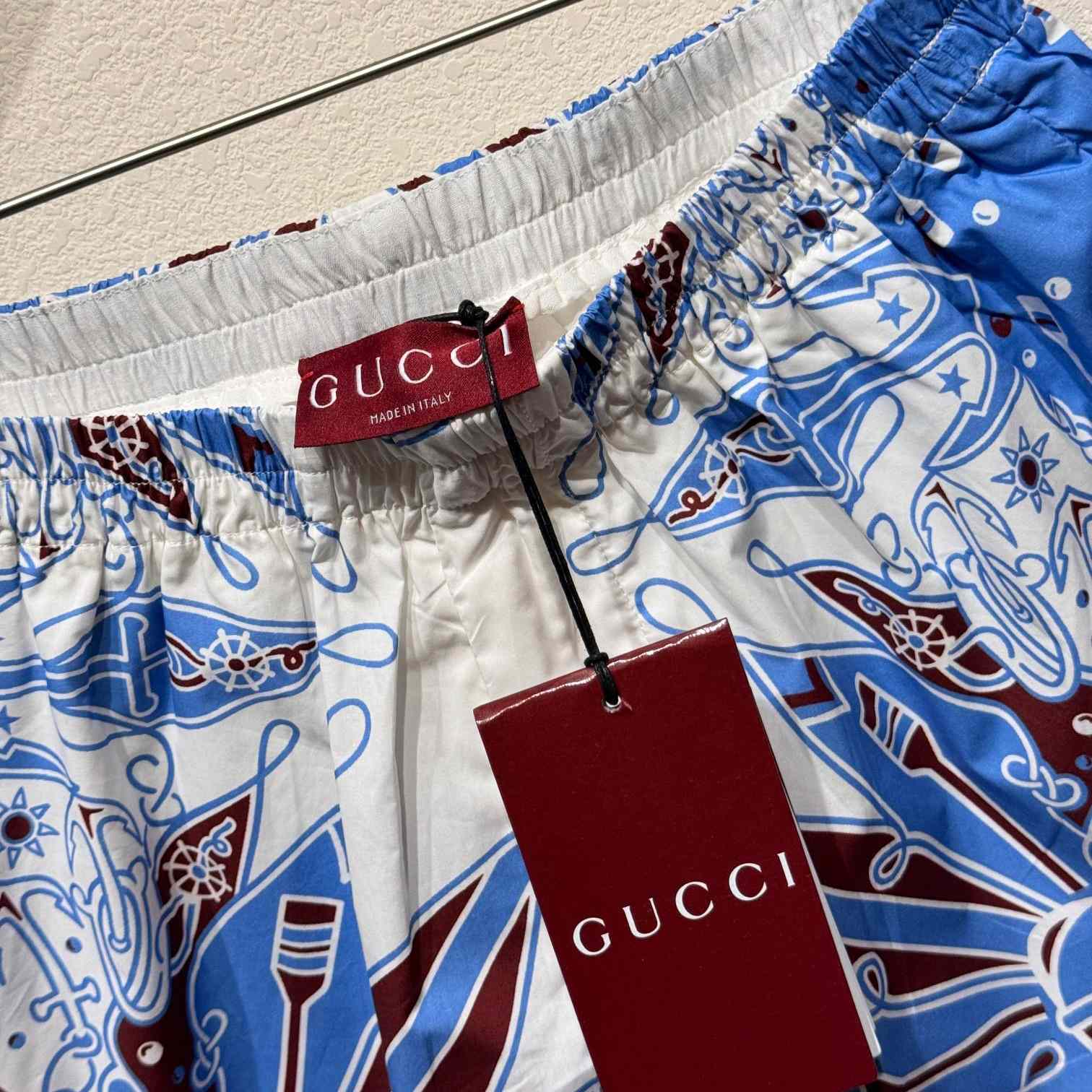 Gucci Bandana Print Cotton Short - EUR FASHION