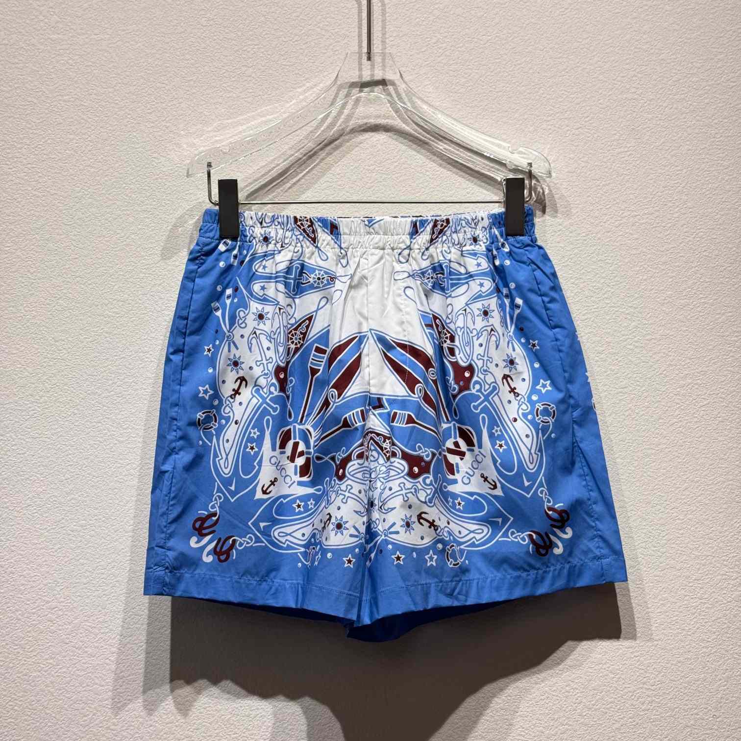 Gucci Bandana Print Cotton Short - EUR FASHION