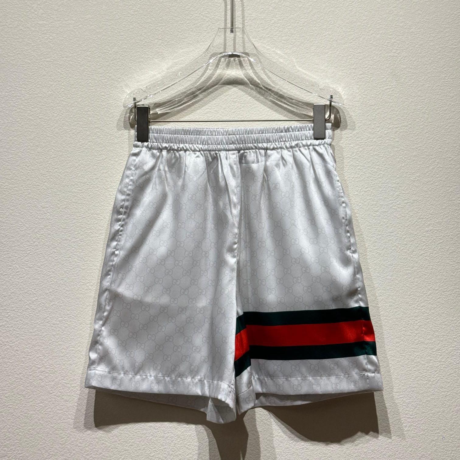 Gucci GG Nylon Jacquard Shorts - EUR FASHION