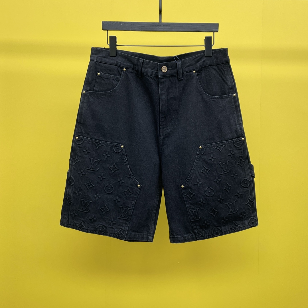 Louis Vuitton Monogram Denim Shorts    - EUR FASHION