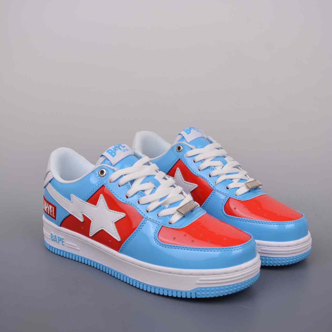 Bapesta X Marvel "Captain America" Sneaker  - EUR FASHION