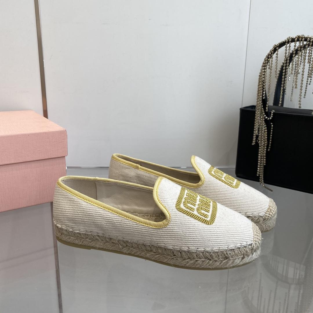 Miu Miu Cotton Drill Espadrilles - EUR FASHION