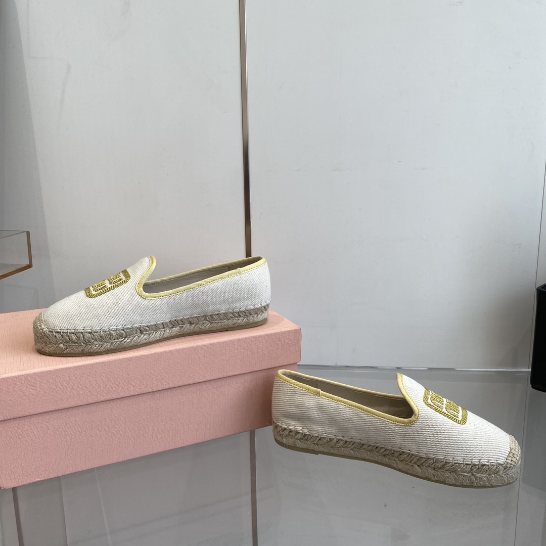 Miu Miu Cotton Drill Espadrilles - EUR FASHION