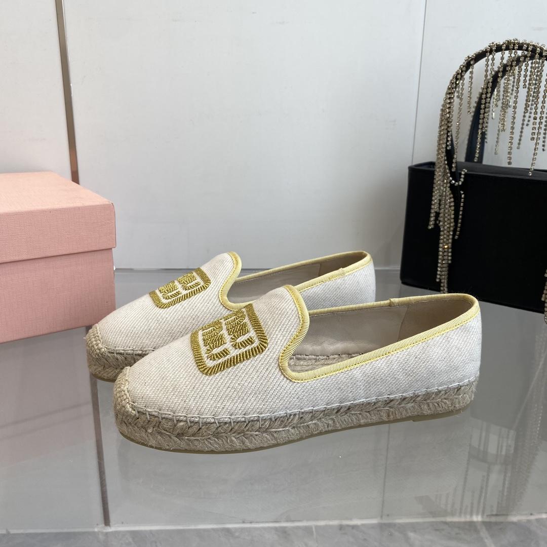 Miu Miu Cotton Drill Espadrilles - EUR FASHION