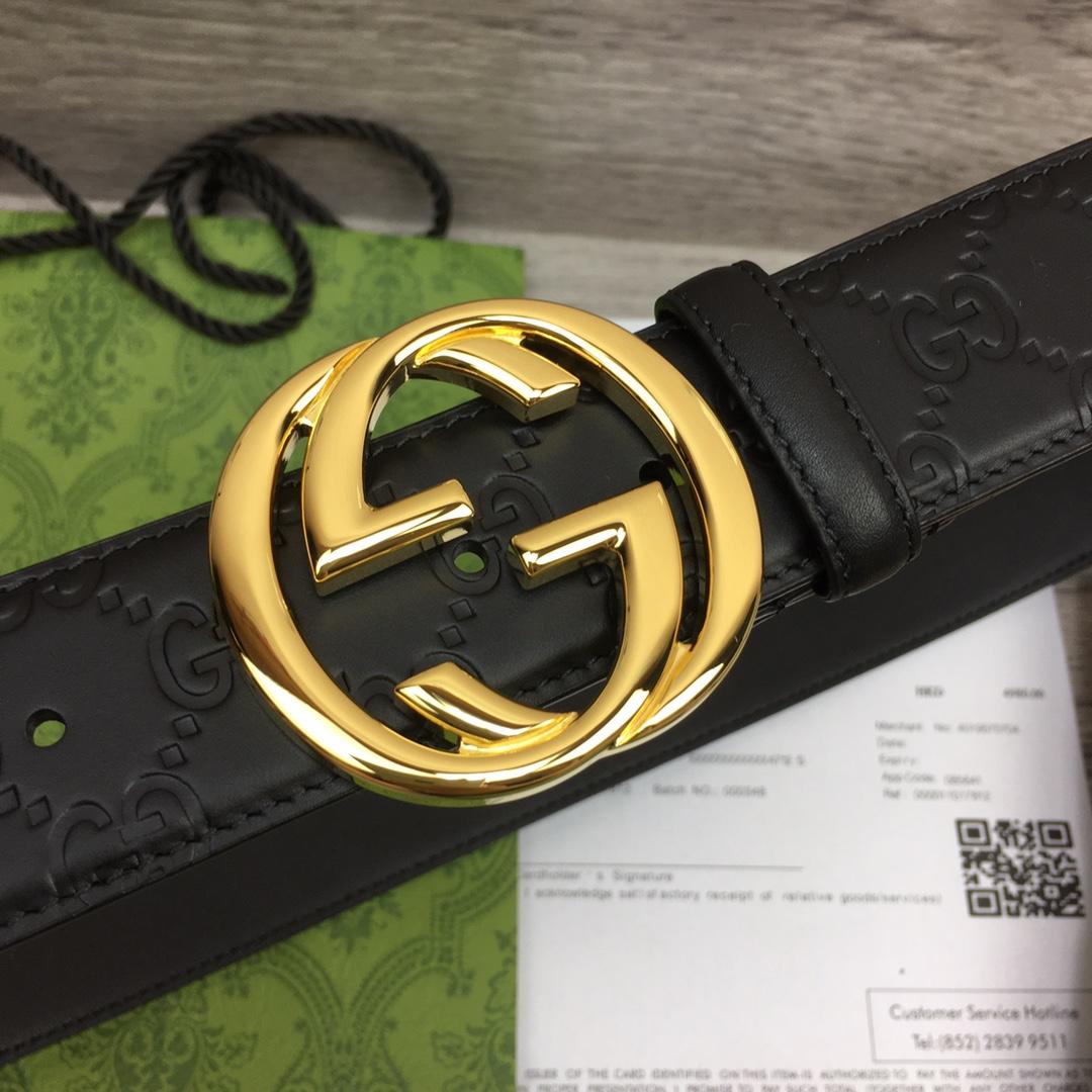 Gucci Leather Belt  40mm - EUR FASHION