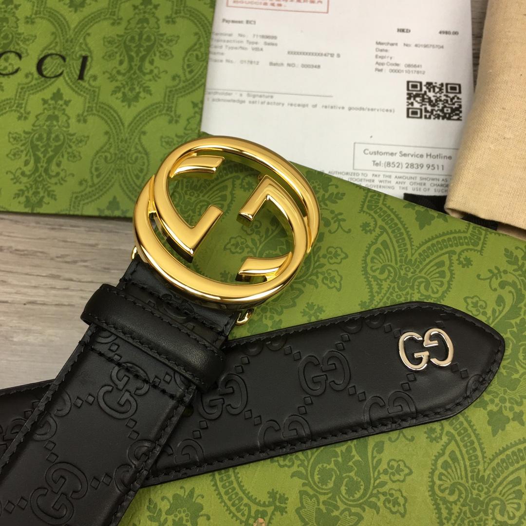 Gucci Leather Belt  40mm - EUR FASHION