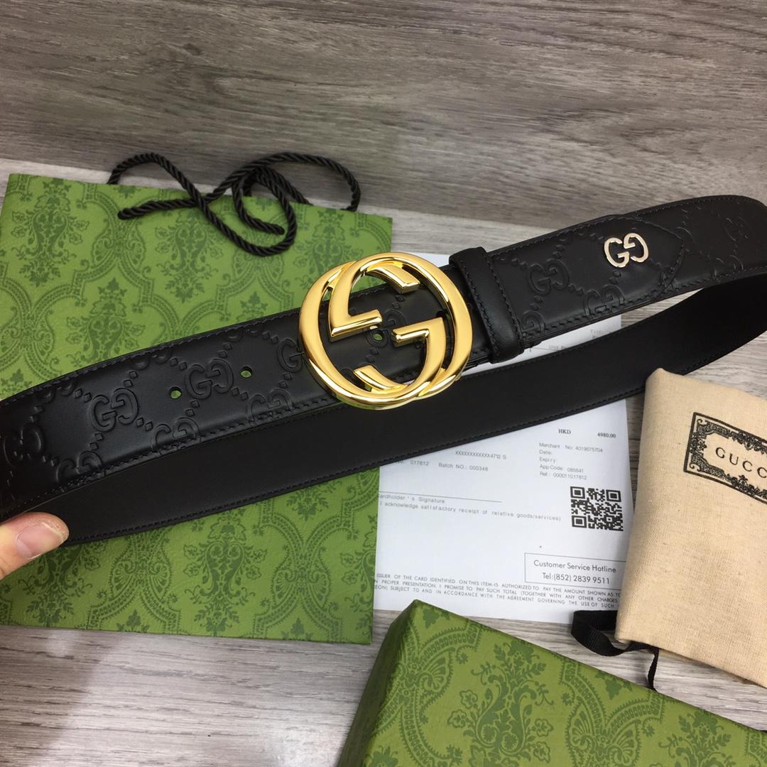 Gucci Leather Belt  40mm - EUR FASHION