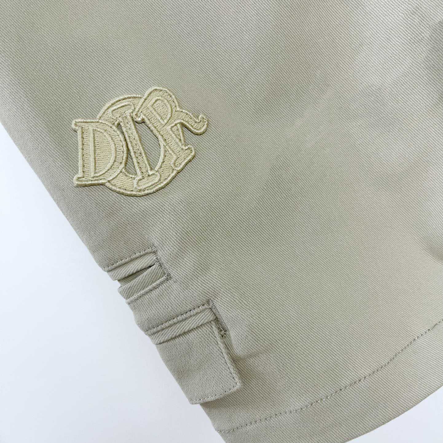 Dior Bermuda Shorts Beige Cotton Gabardine - EUR FASHION