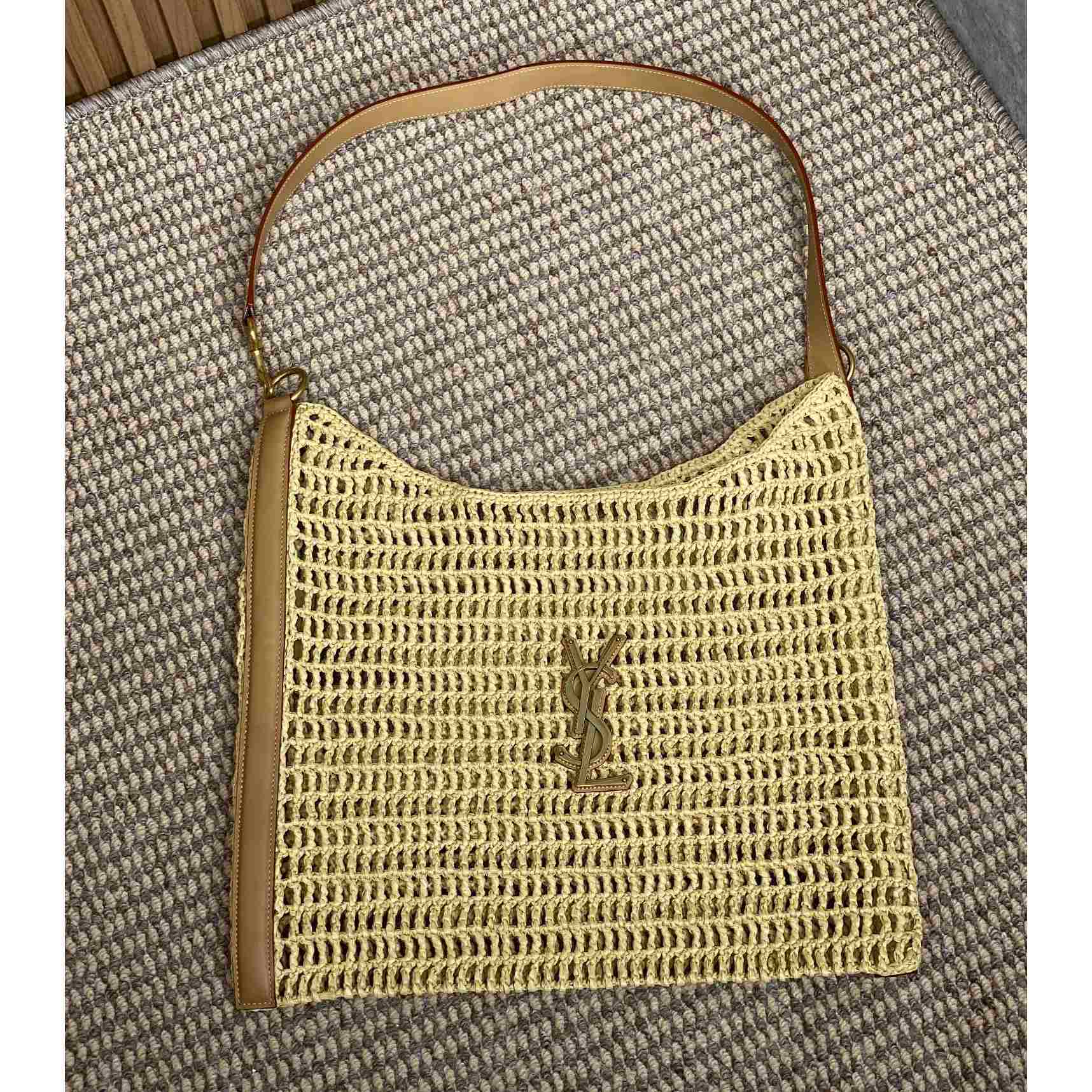 Saint Laurent Oxalis Bag In Raffia Macrame - EUR FASHION