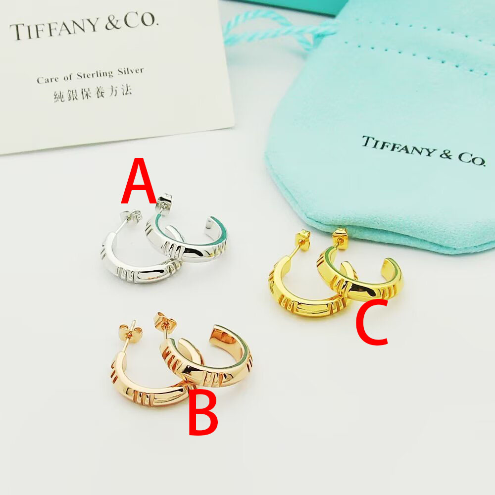 Tiffany & Co. Atlas X Hoop Earrings - EUR FASHION