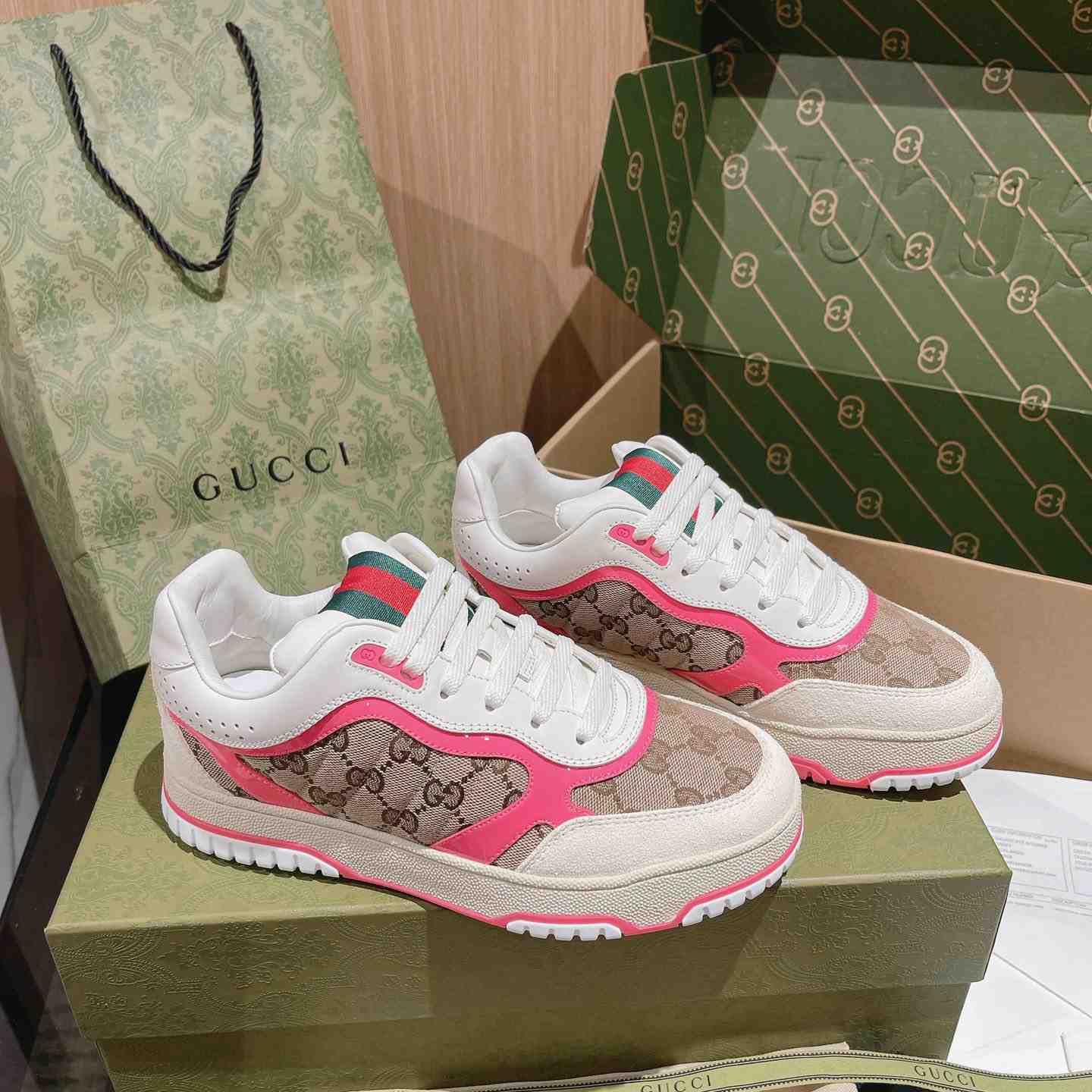 Gucci Re-Web Sneakers - EUR FASHION