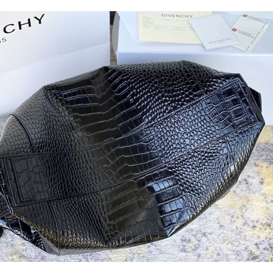 Givenchy Antigona Bag In Crocodile Effect Leather (45x9x35cm) - EUR FASHION