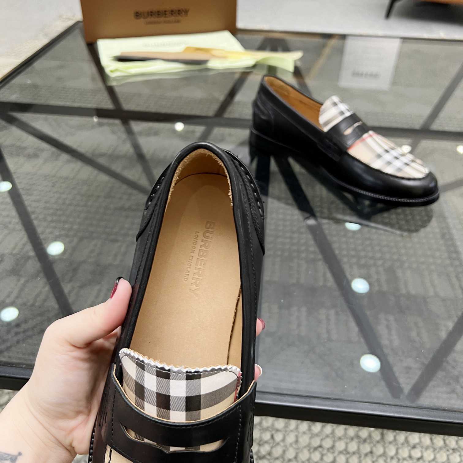 Burberry Vintage Check Penny Loafers - EUR FASHION