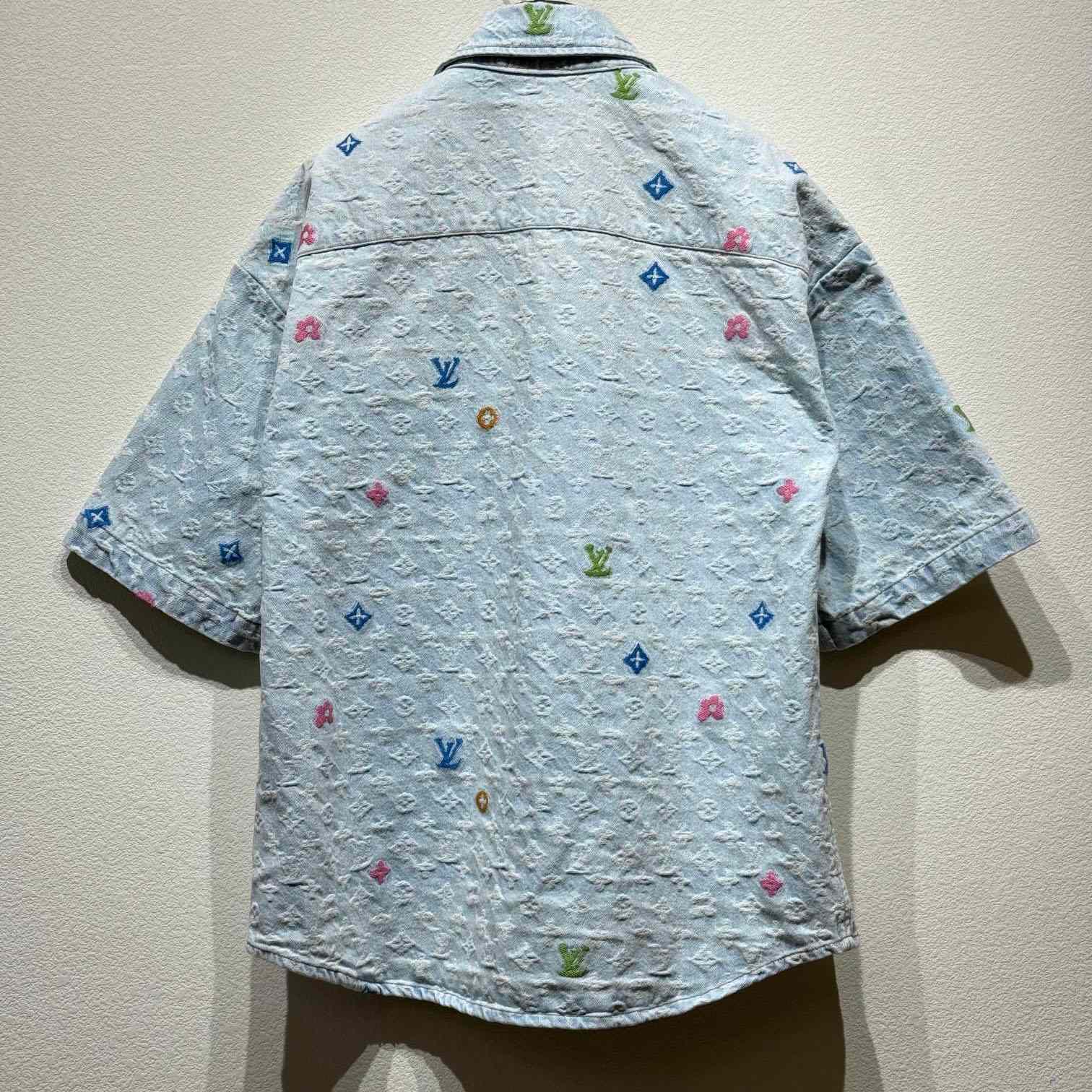 Louis Vuitton Monogram Short-Sleeved Shirt    - EUR FASHION