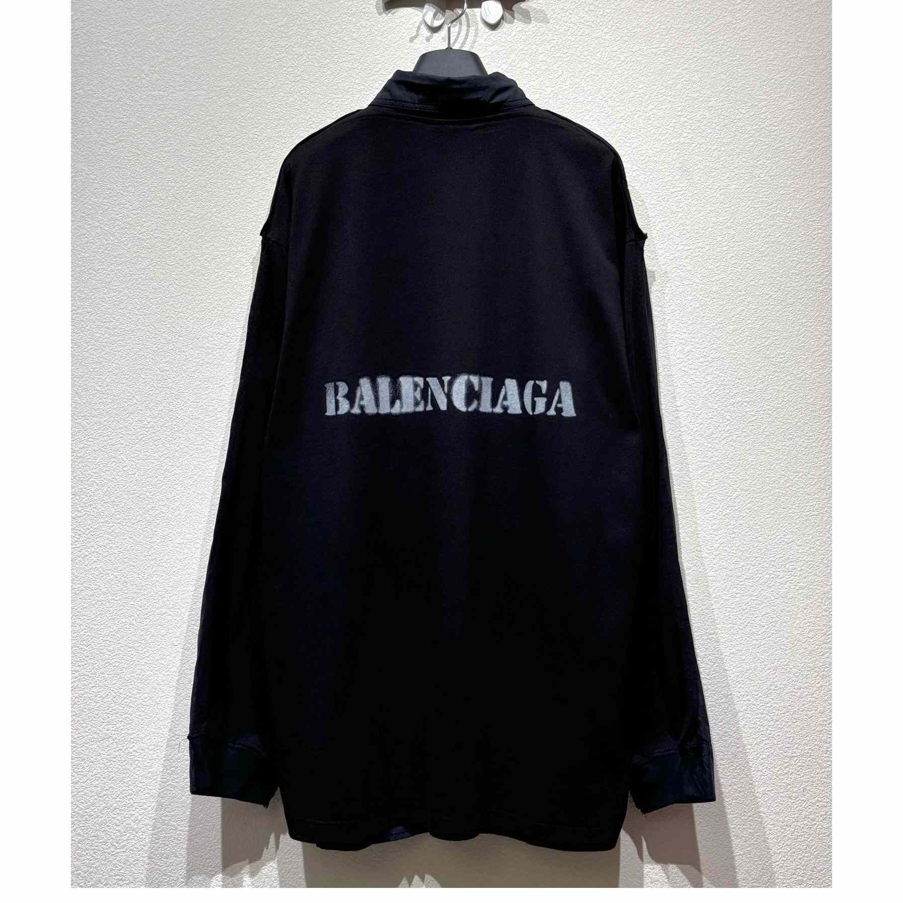 Balenciaga  Shirt Oversized in Black - EUR FASHION